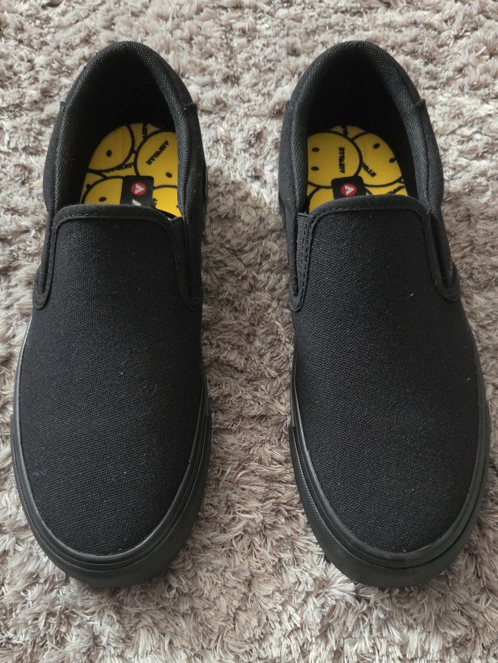 Airwalk Black Slip-On Canvas Sneakers